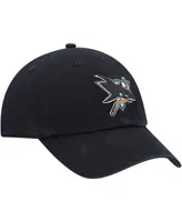 Women's '47 Brand Black San Jose Sharks Clean Up Adjustable Hat