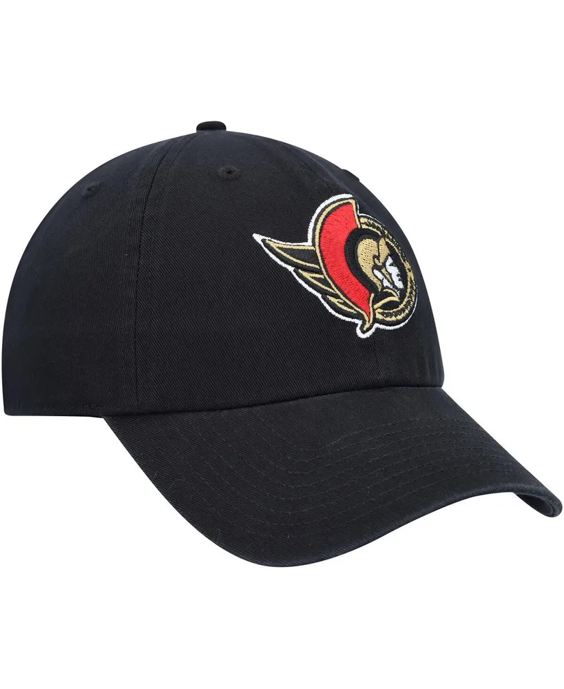 Men's '47 Brand Black Ottawa Senators Clean Up Adjustable Hat