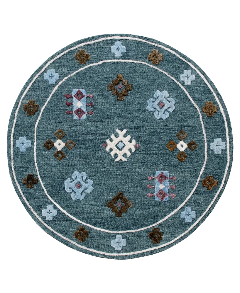 Closeout! Lr Home Valentin VLNTA03562 5' x 5' Round Area Rug