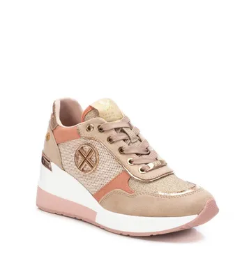 Xti Women's Wedge Sneakers Beige