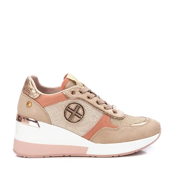 Xti Women's Wedge Sneakers Beige