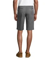 Lands' End Men's 11" Plain Front Blend Chino Shorts