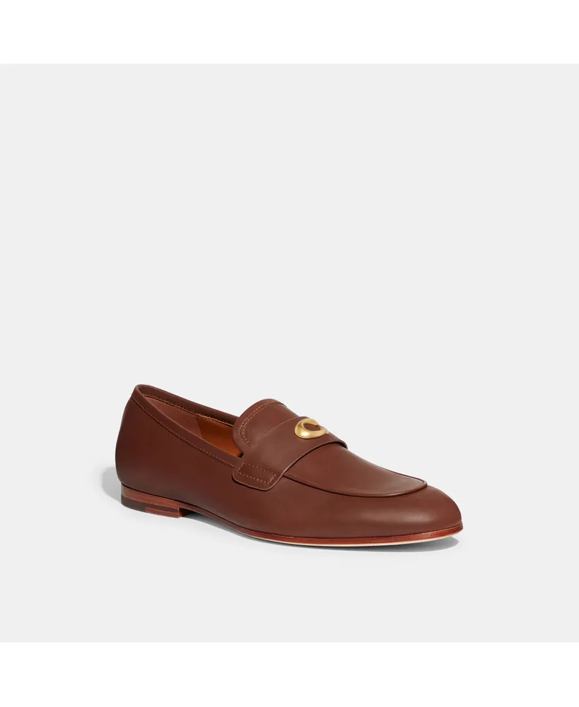 Coach Men's Sculpt C Leather Slip-On Loafers