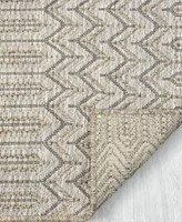 Lr Home Oliva OLIVA82117 5' x 7' Outdoor Area Rug