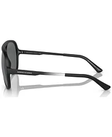 A|X Armani Exchange Men's Low Bridge Fit Sunglasses, AX4133SF