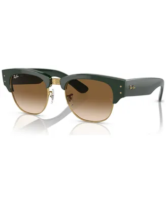 Ray-Ban Unisex Sunglasses, Mega Clubmaster - Green on Gold