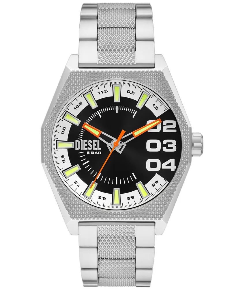 Diesel Men's Scraper Quartz Stainless Steel Watch 43mm