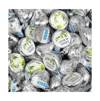 100 Pcs Wedding Candy Hershey's Kisses Milk Chocolate (1lb, Approx. 100 Pcs