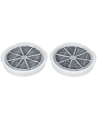 Costway 2Pcs Air Purifier Replacement Filter True Hepa & Activated Carbon Filters