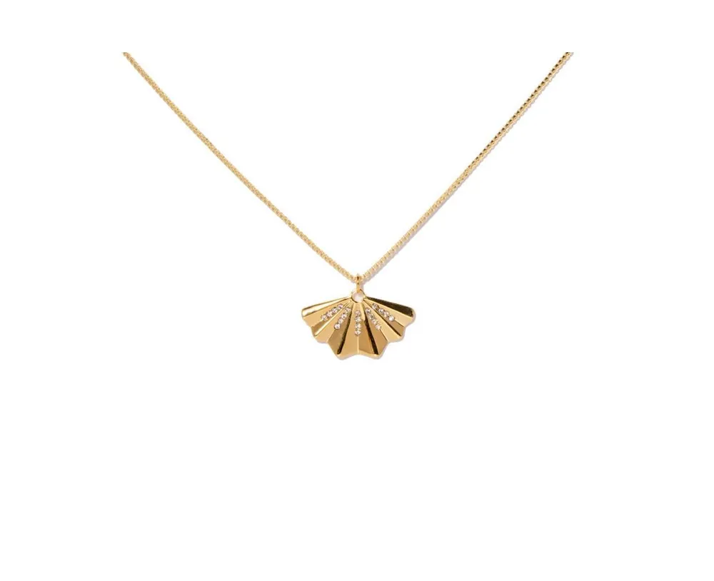 Women's Fan Shaped Necklace