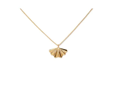 Women's Fan Shaped Necklace