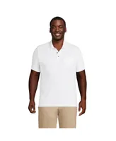 Lands' End Big & Tall Short Sleeve Slub Pocket Polo