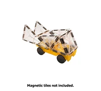 Magna-tilesa Magna-tiles Cars – Green & Yellow 2-Piece Magnetic Construction Set