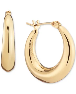 Bonheur Jewelry Puffed Hoop Earrings