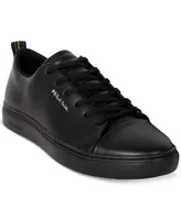 Paul Smith Men's Lee Black Tape Leather Low-Top Sneaker
