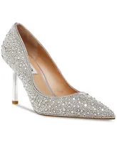 Steve Madden Women's Classie Pointed-Toe Rhinestone Stiletto Pumps