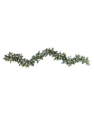 Nearly Natural 6.5' Olive Artificial Garland