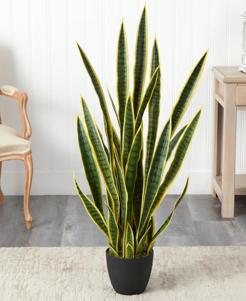 Nearly Natural 4' Sansevieria Artificial Plant