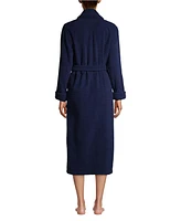 Lands' End Petite Cotton Terry Long Spa Bath Robe