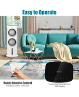 Costway 3-in-1 Evaporative Air Cooler w/ Fan &Humidifier Swamp Fan w/ 9H Timer Remote