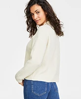 On 34th Women's Three-Button Shaker Cardigan, Created for Macy's