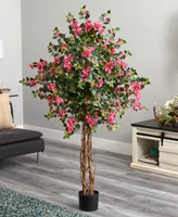 Nearly Natural 5.5' Bougainvillea Artificial Tree