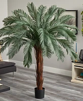 Nearly Natural 6' Cycas Uv-Resistant Indoor/Outdoor Artificial Tree