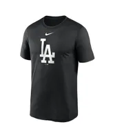 Men's Nike Black Los Angeles Dodgers New Legend Logo T-shirt