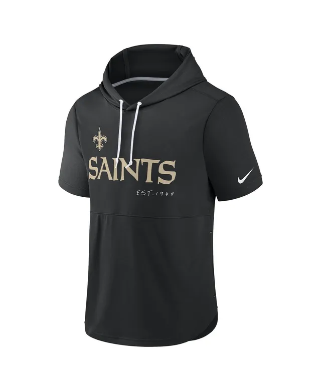 Men's Nike Black New Orleans Saints Sideline Athletic Arch Jersey  Performance Pullover Hoodie