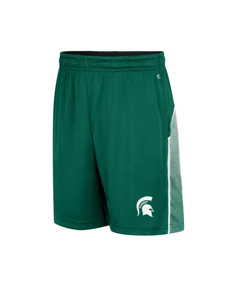 Youth Boys and Girls Colosseum Green Michigan State Spartans Max Shorts