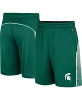 Youth Boys and Girls Colosseum Green Michigan State Spartans Max Shorts