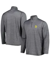 Men's Tommy Bahama Gray San Diego Padres Delray IslandZone Half-Zip Top