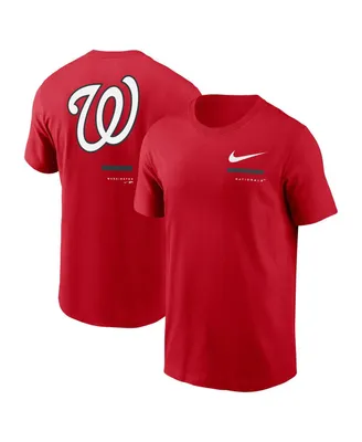 Men's Nike Red Washington Nationals Over the Shoulder T-shirt