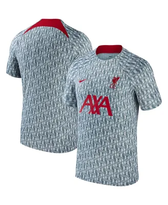 Men's Nike Gray Liverpool 2023 Pre-Match Performance Top