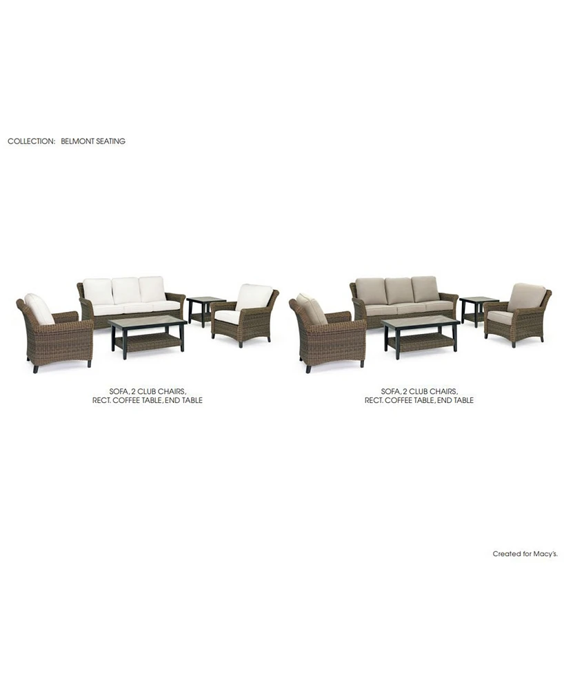 Closeout! Belmont Outdoor 44"x25" Rectangle Tile Top Coffee Table