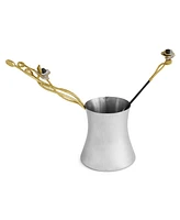 Michael Aram Anemone Large Coffee Pot with Spoon