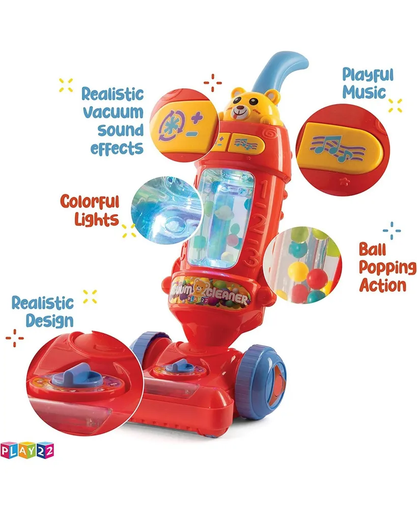 Kids Vacuum Cleaner Toy with Lights & Sounds Effects