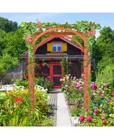 Premium Outdoor Wooden Fir Arbor Arch Pergola Trellis Wood