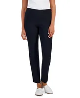 Jm Collection Petite Pull-On Ponte-Knit Pants, Created for Macy's