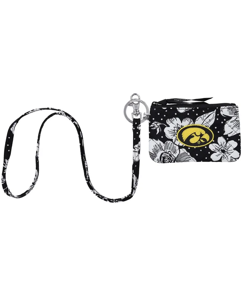 Women's Vera Bradley Iowa Hawkeyes Rain Garden Zip Id Lanyard