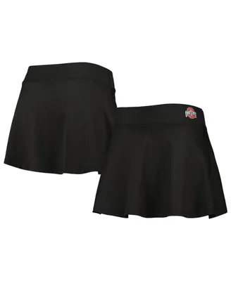 Women's ZooZatz Black Ohio State Buckeyes Flowy Skort