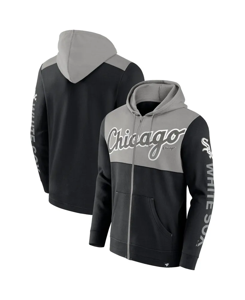 New Era Men's Black Chicago White Sox Big and Tall Twofer Pullover