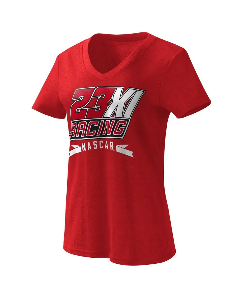 Women's G-iii 4Her by Carl Banks Red 23XI Racing Dream Team V-Neck T-shirt