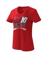 Women's G-iii 4Her by Carl Banks Red 23XI Racing Dream Team V-Neck T-shirt