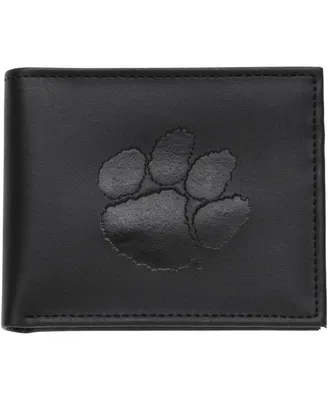 Men's Black Clemson Tigers Hybrid Bi-Fold Wallet