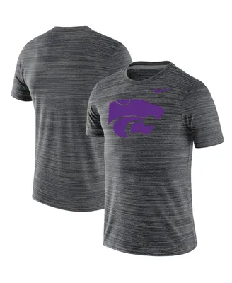 Men's Nike Black Kansas State Wildcats Big and Tall Velocity Performance T-shirt