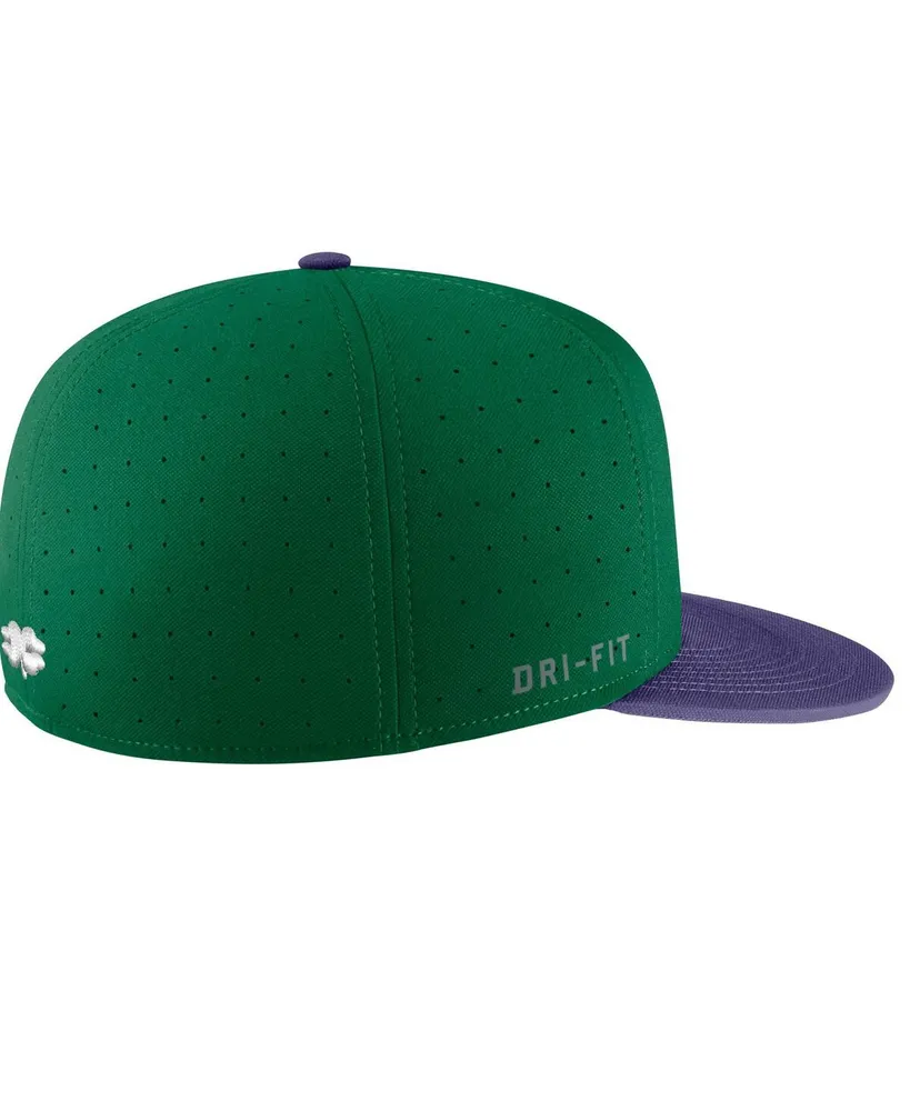 Men's Nike Green Kansas State Wildcats Aero True Baseball Performance Fitted Hat