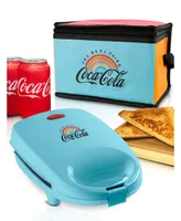 Coca-Cola 2,89" Sandwich Maker with Beverage Cooler Bag