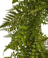 Nearly Natural 24'' Mixed Fern Artificial Wreath