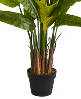 Nearly Natural 4.5' Traveler's Palm Artificial Tree
